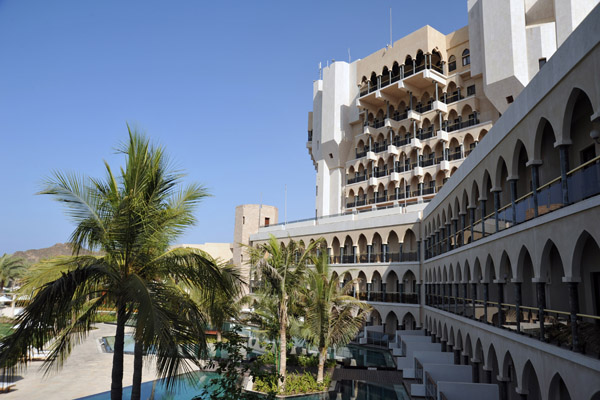 View from our room, Al Bustan Palace Hotel