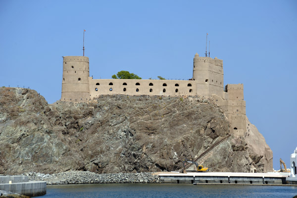 Jalali Fort, Muscat, Portuguese, 1580's