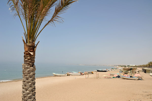 The beach of the western suburbs of Muscat