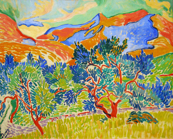 Mountains at Collioure, Andr Derain, 1905
