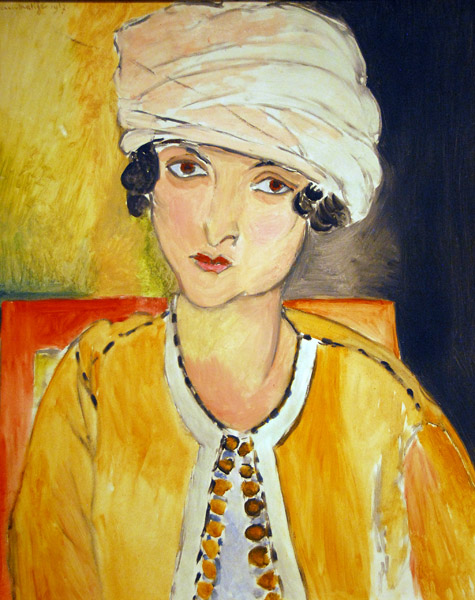 Lorette with Turban and Yellow Jacket, Henri Matisse, 1917