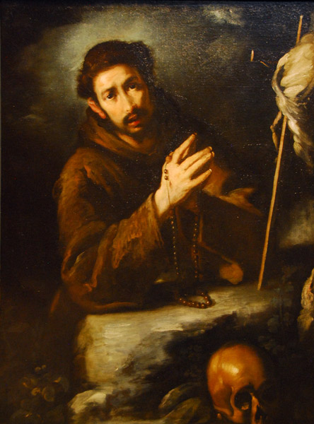 Saint Francis in Prayer, Bernardo Strozzi, ca 1620
