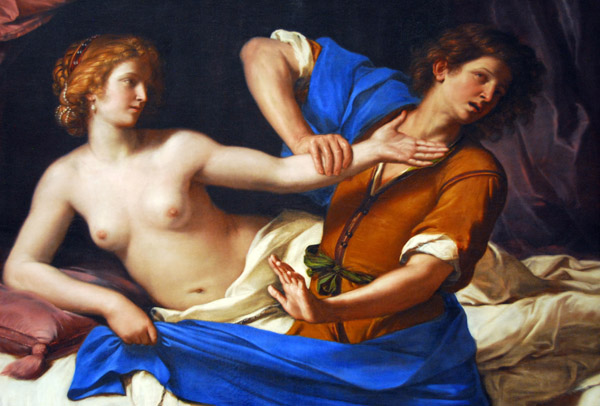 Joseph and Potiphar's Wife, Giovanni Francesco Barbieri (Guercino) 1649