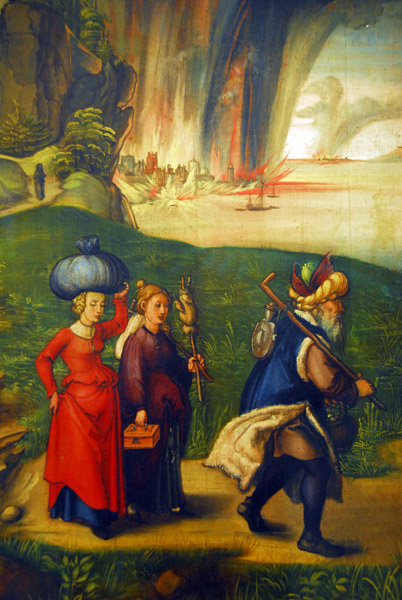 Lot and His Daughters, Albrecht Drer, ca 1496