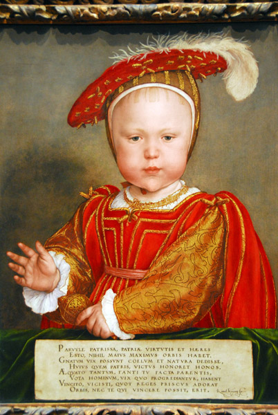 Edward VI as a child, Hans Holbein the Younger, ca 1538
