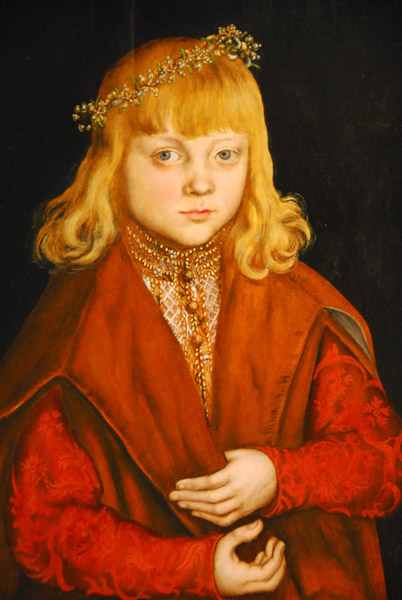 A Prince of Saxony, Lucas Cranach the Elder, ca 1517