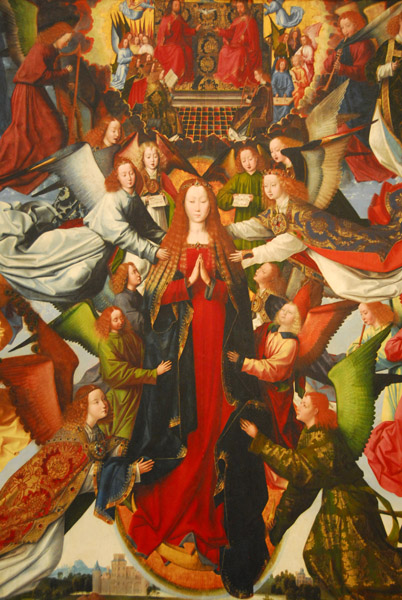 Mary, Queen of Heaven, by the Master of the St. Lucy Legend, Dutch ca 1485
