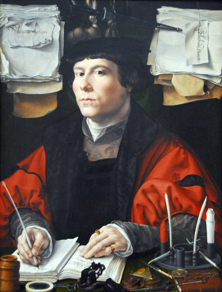 Portrait of a Merchant, Jan Gossaert, ca 1530