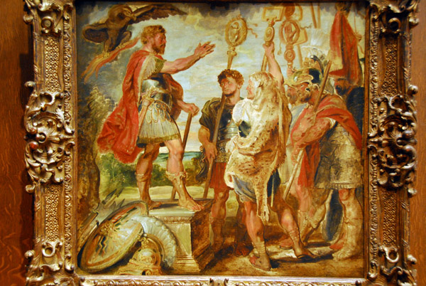 Decius Mus Addressing the Legions, Sir Peter Paul Rubens, ca 1616