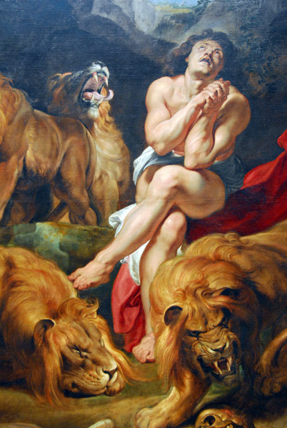 Daniel in the Lions' Den, Sir Peter Paul Rubens, ca 1614