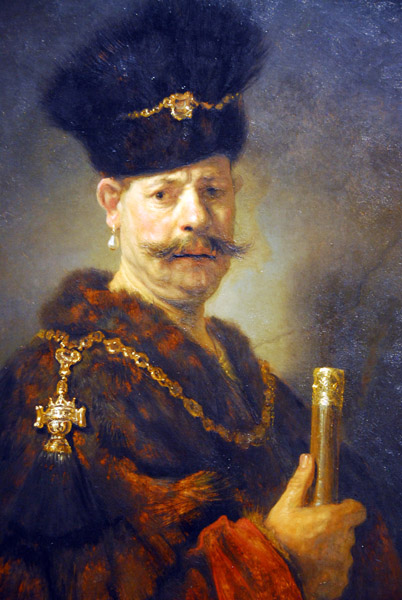 A Polish Nobleman, Rembrandt van Rijn, 1637