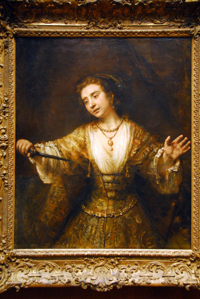 Lucretia, Rembrandt Van Rijn, ca 1664