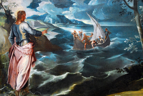 Christ at the Sea of Galilee, Jacopo Tintoretto, ca 1575