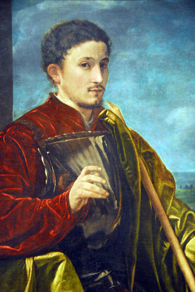 Portrait of a Knight, Giovanni Girolamo Savoldo, ca 1525