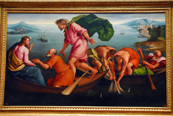 The Miraculous Draught of Fishes, Jacopo Bassano, 1545