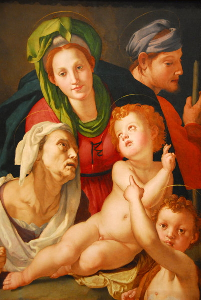 The Holy Family, Agnolo Bronzino, ca 1525