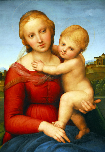 The Small Cowper Madonna, Raphael, ca 1505