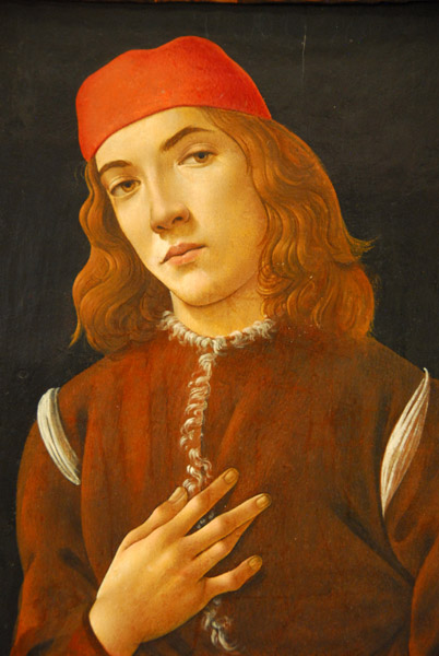 Portrait of a Youth, Sandro Botticelli, ca 1482