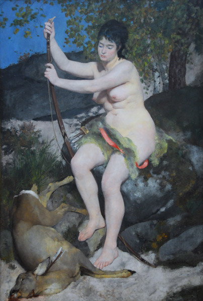 Diana, Auguste Renoir, 1867