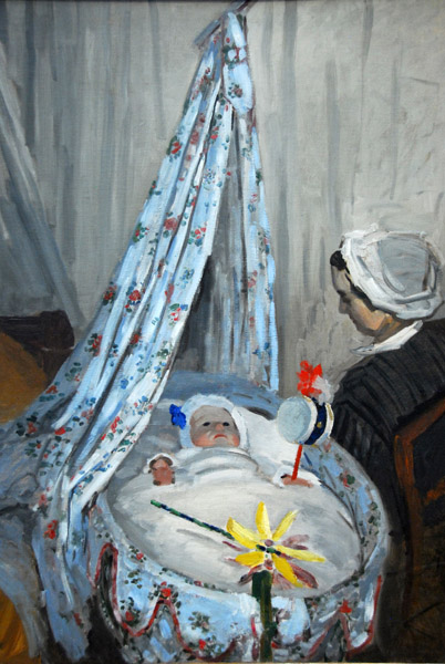 The Cradle-Camille with the Artist's Son Jean, Claude Monet, 1867
