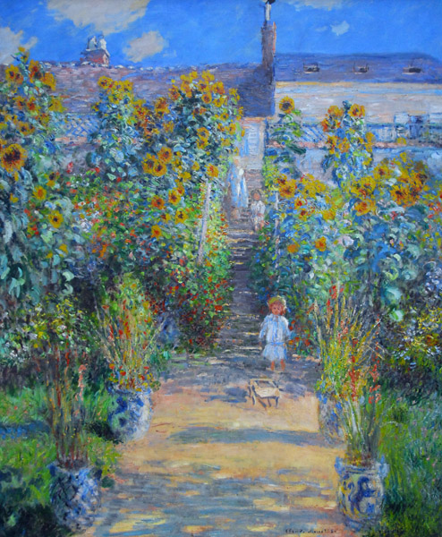 The Artist's Garden at Vtheuil, Claude Monet, 1880