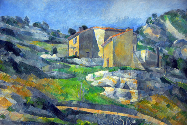 Houses in Provence: The Riaux Valley near L'Estaque, Paul Czanne, ca 1883