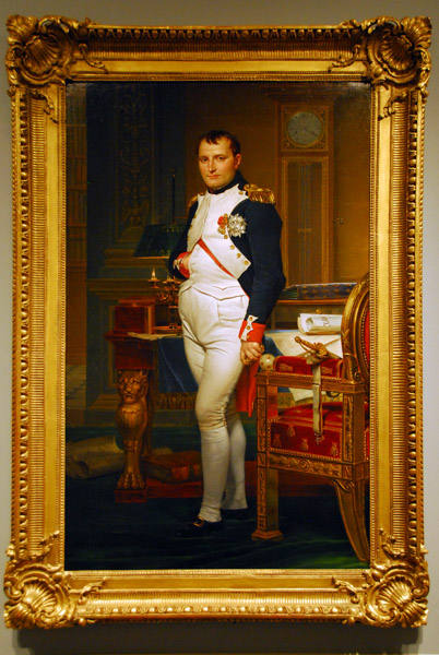 The Emperor Napoleon in His Study at Tuileries, Jacques-Louis David, 1812