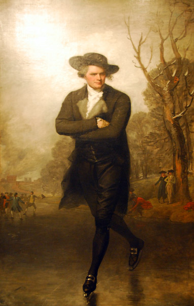 William Grant as the Skater, Gilbert Stuart, 1782