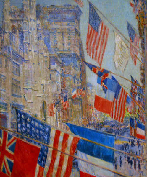 Allies Day, May 1917, Childe Hassam, 1917