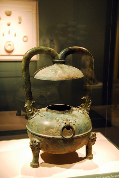 Bronze Tripod Lamp, Western Han Dynasty, 1st C. BC