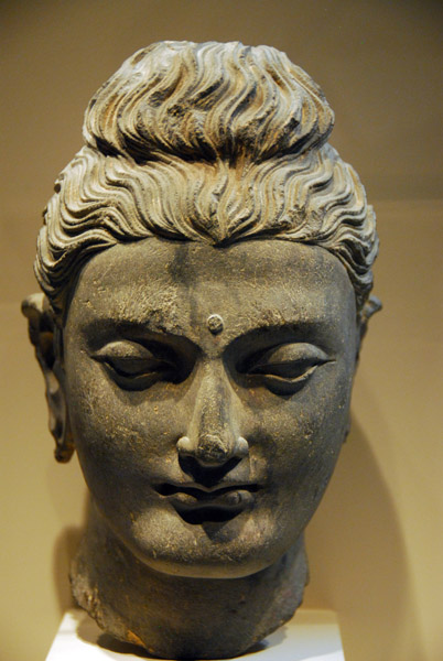Head of the Buddha from ancient Gandhara (Pakistan) 3rd C. AD