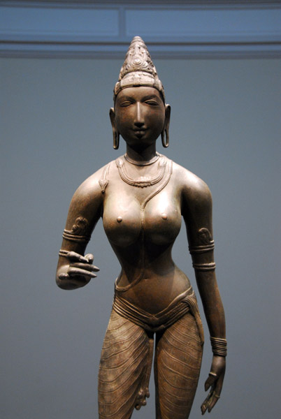 Queen Sembiyan Mahadevi as the goddess Parvati, Chola dynasty ca 990 AD Tamil Nadu