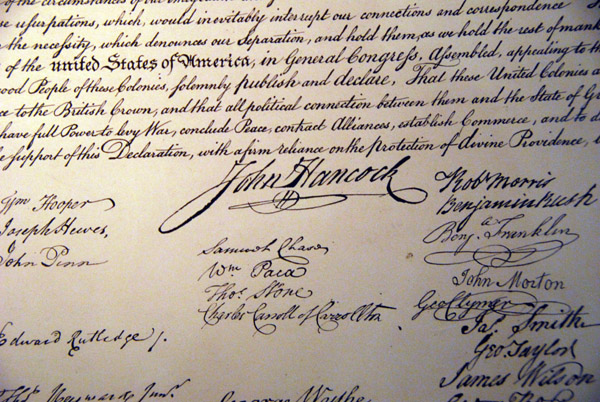 Signers of the Declaration of Independence - John Hancock