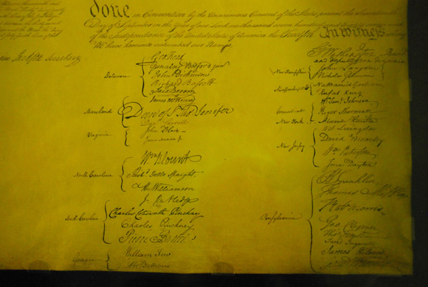 Signers of the U.S. Constitution