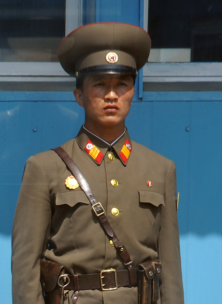 DPRK soldier, Panmunjom