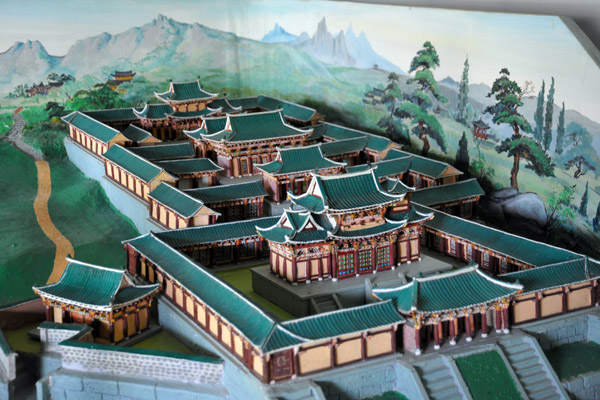 Model of Kaesong's Songgyungwan Confucian educational during the Koryo Dynasty