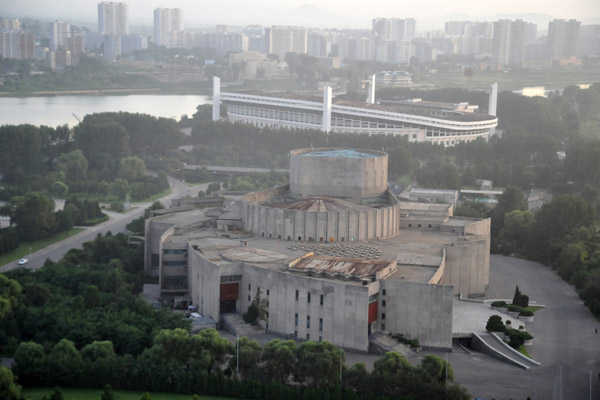 Pyongyang International Cinema House and Yanggakdo Football Ground, Pyongyang