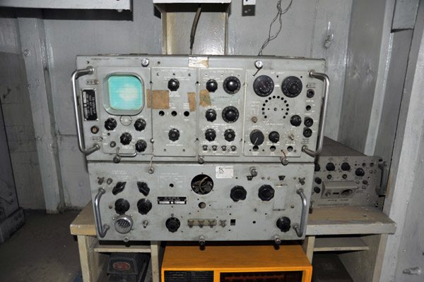 Radio equipment off the bridge of the USS Pueblo