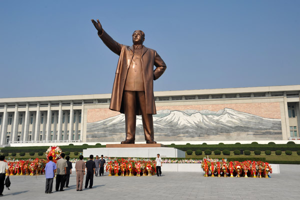 You could probably expect a drive back to the airport if you refuse to bow to Kim Il Sung here