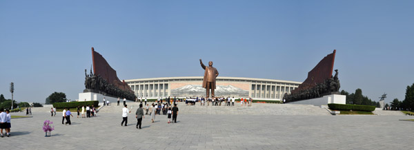 Panorama of the Mansu Hill Grand Monument, Pyongyang
