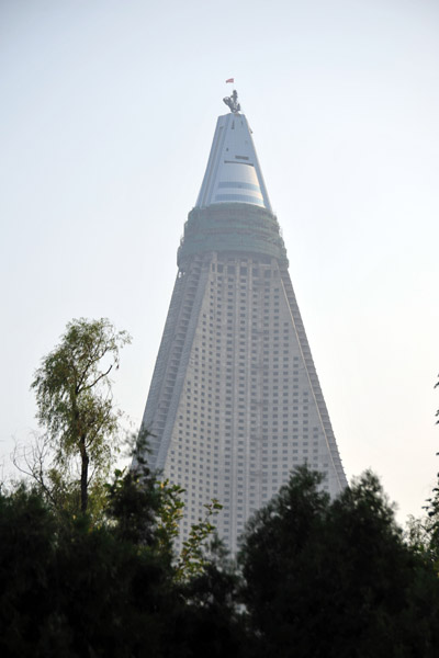 The Ryugyong Hotel should be finished by 15 April 2012, Kim Il Sung's 100th Birthday