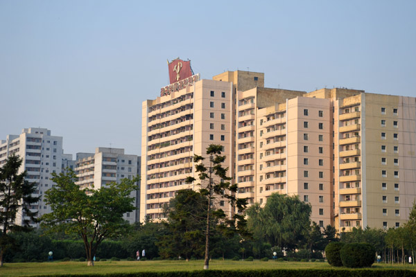 Apartment blocks, Munsu Street, Pyongyang