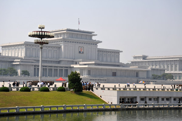 Kumsusan Memorial Palace, the mausoleum of Kim Il Sung, Pyongyang