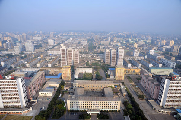 View east from Juche Tower
