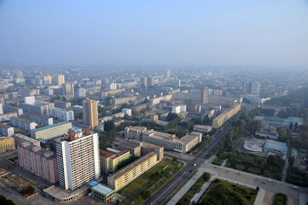 View from Juche Tower, Pyongyang