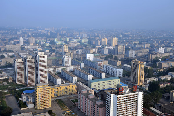 View from Juche Tower, Pyongyang