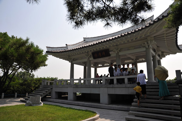 Viewing pavilion on Mangyong Hill, Pyongyang