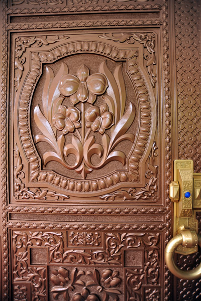 Door detail, International Friendship Exhibition