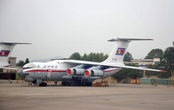 Air Koryo IL-76 (P-912) at Pyongyang
