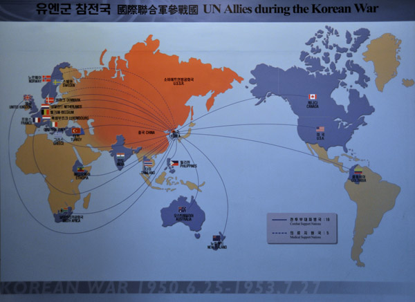 UN Allies during the Korean War
